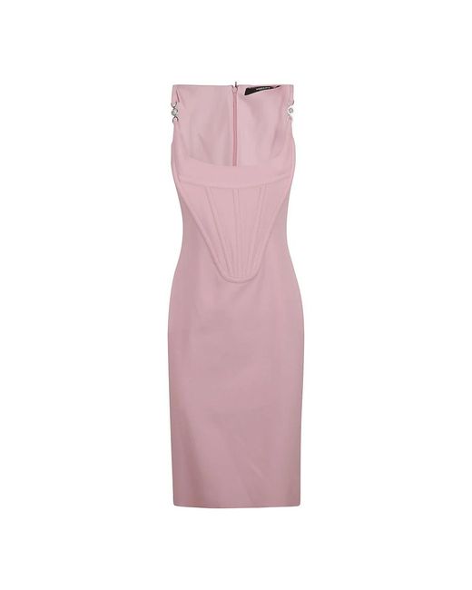 Versace Pink Midi Dresses