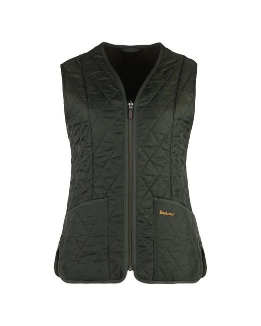 Barbour Gewatteerde Bodywarmer Met Fleecevoering in het Green