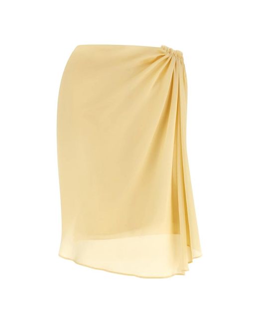 ROTATE BIRGER CHRISTENSEN Yellow Midi Skirts