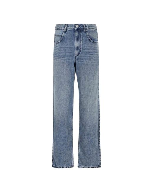 Isabel Marant Blue Straight Fit Jeans