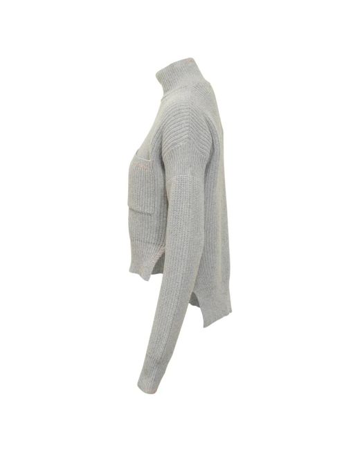 Marni Truien & Vesten ,Grijs ,Grijze Turtleneck Sweater in het Gray