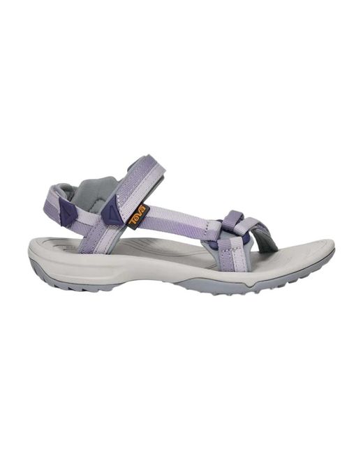 Flat Sandals Teva en coloris Metallic