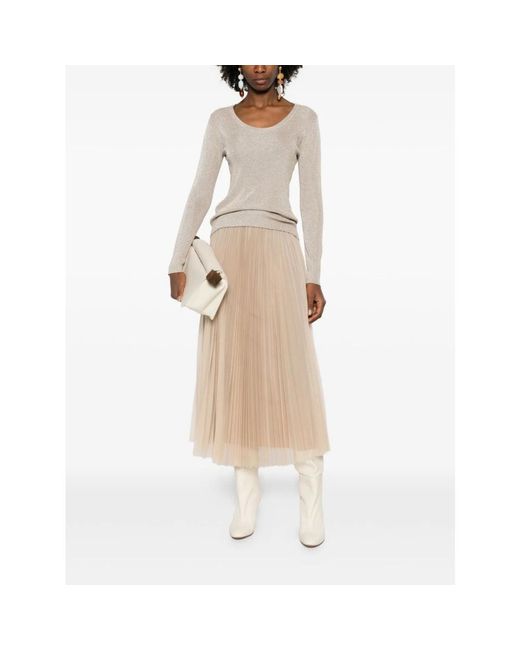 Fabiana Filippi White Long Sleeve Tops
