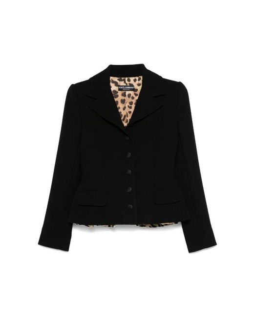 Dolce & Gabbana Black Blazers