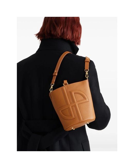 Patou Brown Bucket Bags