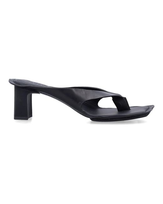 MM6 by Maison Margiela Blue Heeled Mules