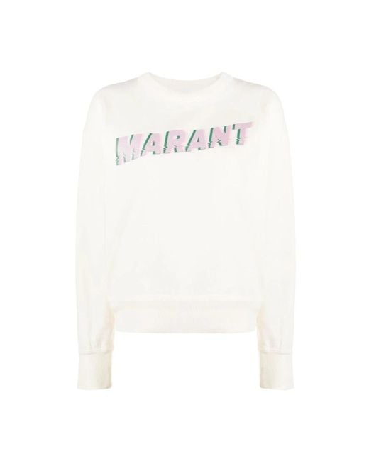Vanilla sweatshirt mobyli-gb di Isabel Marant in White