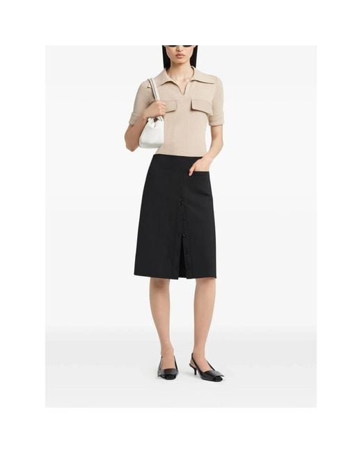 Courreges Natural Polo Shirts