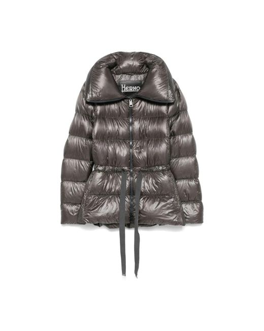 Herno Gray Down Jackets