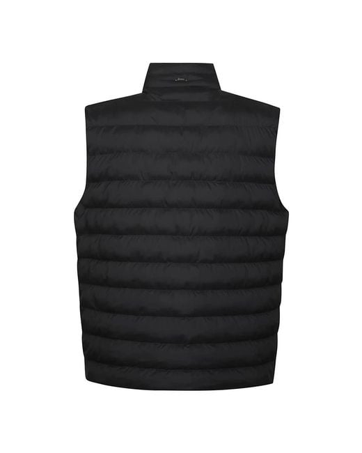 Herno Black Vests for men