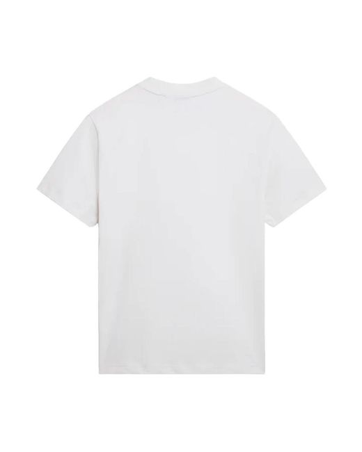 Napapijri White T-Shirts for men