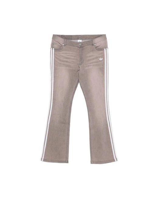 Adidas Gray Flared Jeans for men