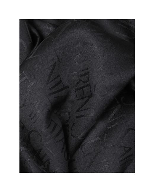 Saint Laurent Black Silk Scarves for men