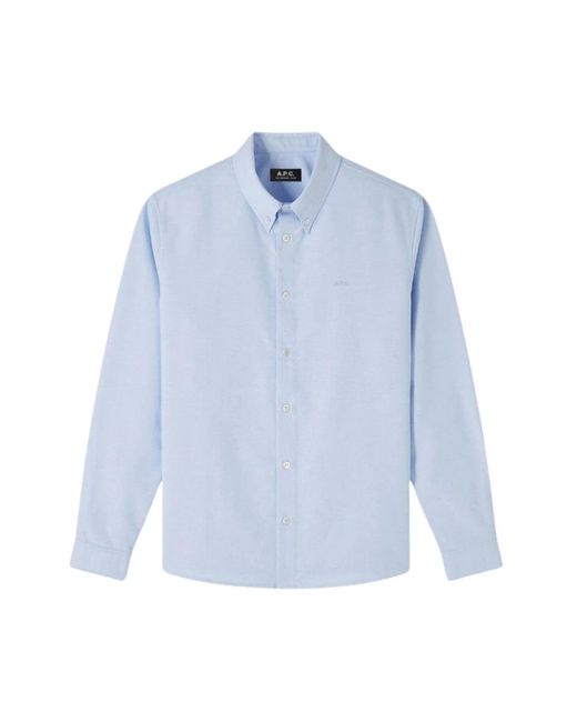 Casual Shirts di A.P.C. in Blue da Uomo