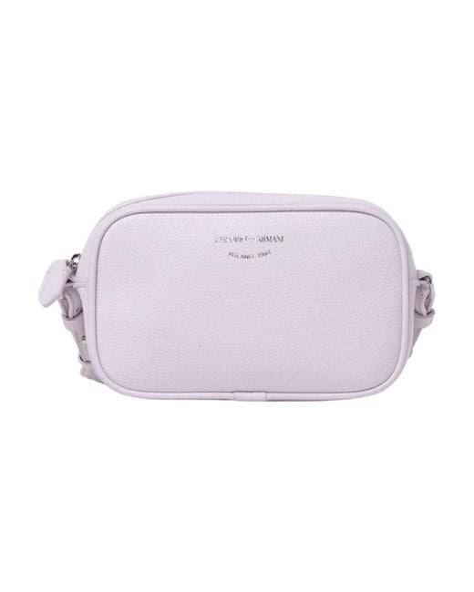 Emporio Armani Purple Cross Body Bags