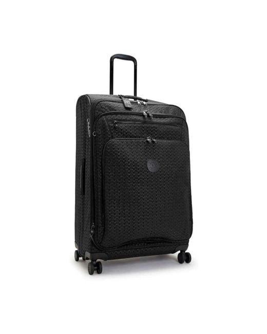 Kipling Koffers ,Zwart ,Uitbreidbare 4-Wiel Spinner Trolley in het Black