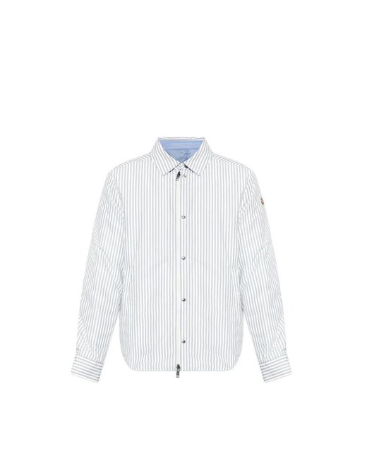 Moncler White Light Jackets for men