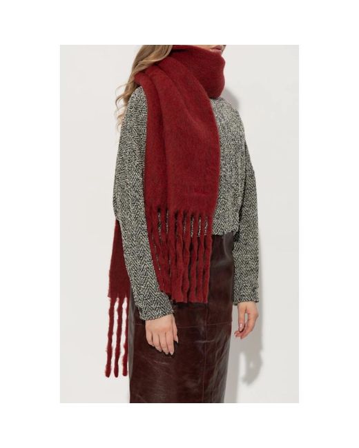 Max Mara Red Osso Scarf