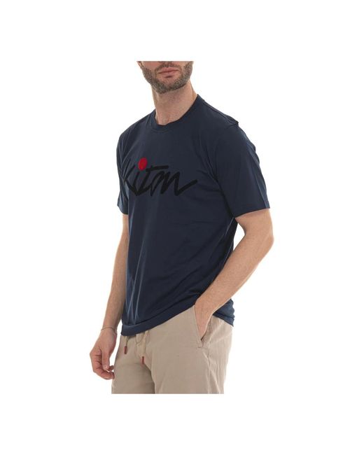 Kiton Blue T-Shirts for men