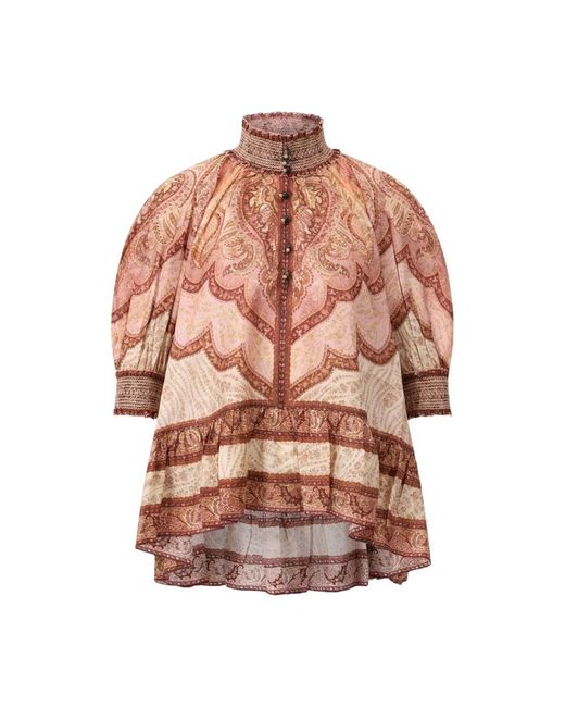 Zimmermann Pink Blouses