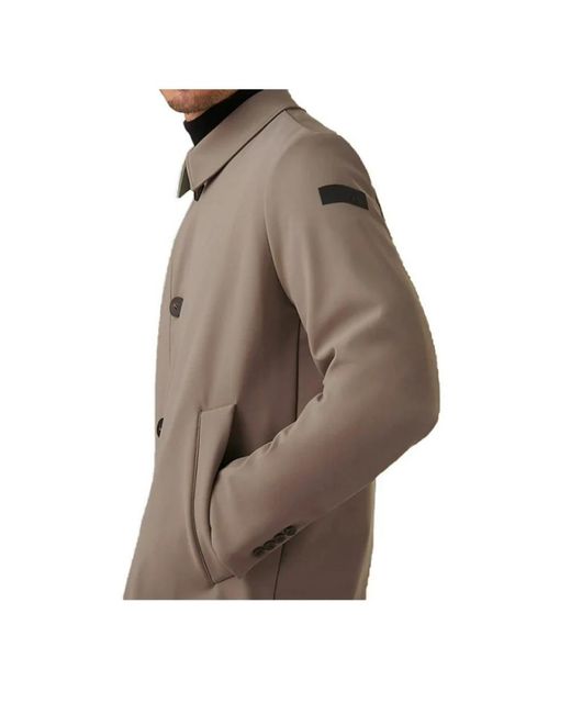 Rrd Brown Single-Breasted Coats for men