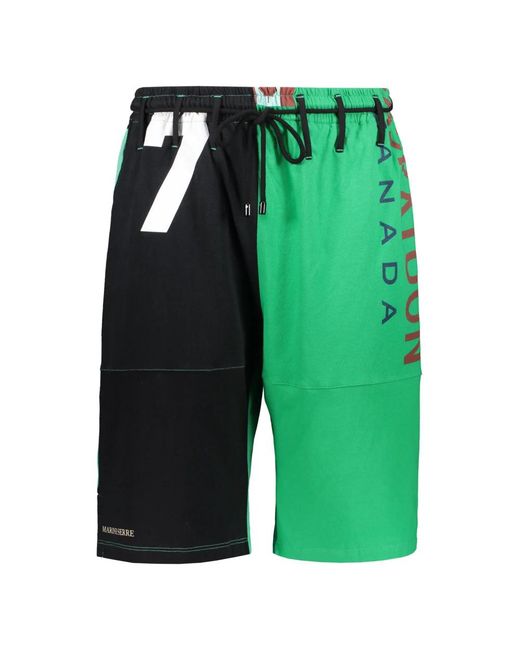 MARINE SERRE Green Beachwear for men