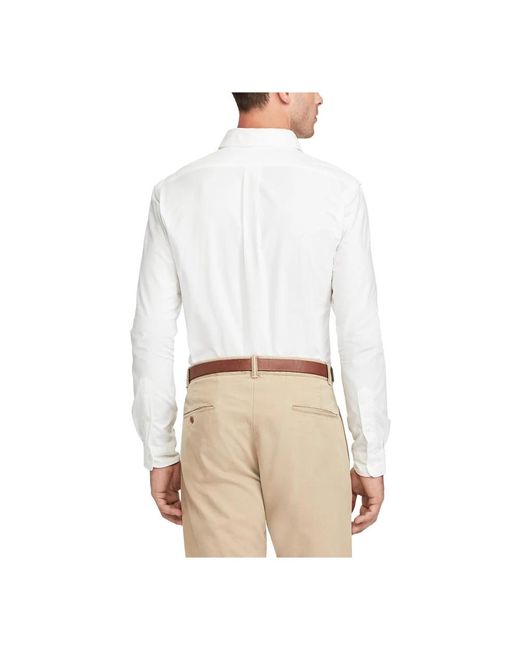 Ralph Lauren Weißes slim fit oxford hemd in White für Herren