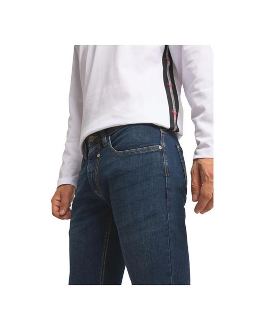 carlo colucci Blue Straight Jeans for men