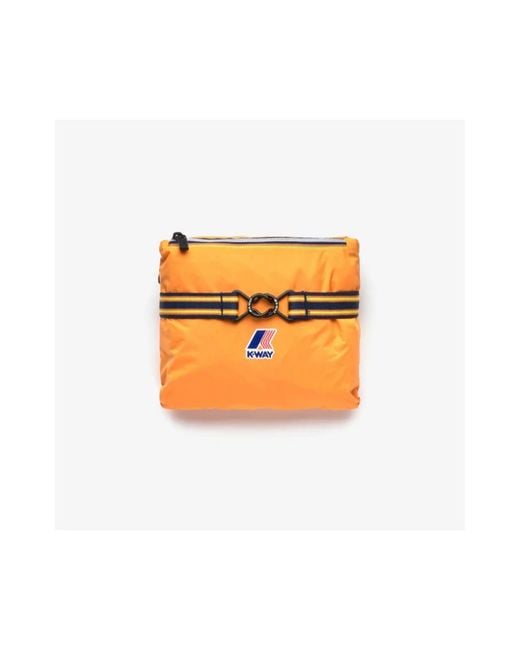 K-Way Orange Rain Jackets for men