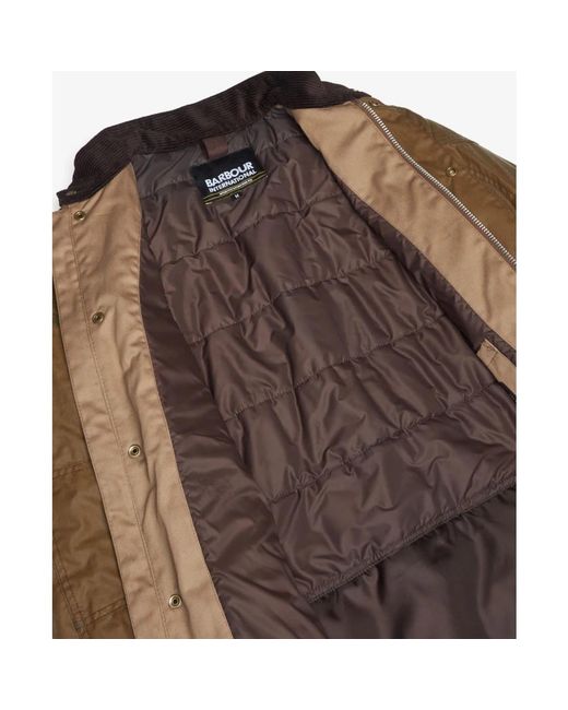 Barbour Jassen ,Bruin ,Katoen Winter Lockseam Wax Jas in het Green voor heren