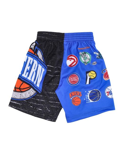 Mitchell & Ness Blue Casual Shorts for men