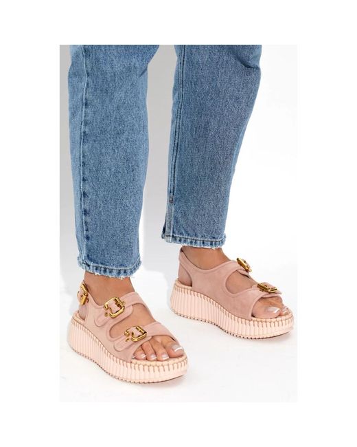 Wedges di Chloé in Pink