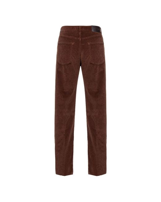 Pinko Brown Slim-Fit Trousers