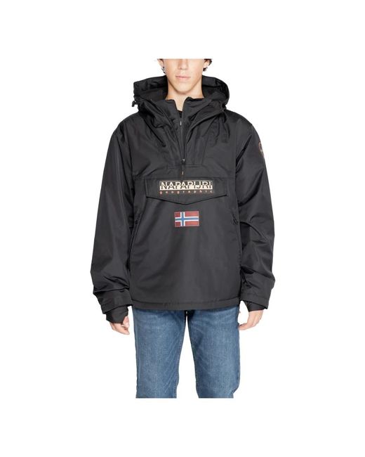 Napapijri Rainforest Next Jacket in het Black voor heren
