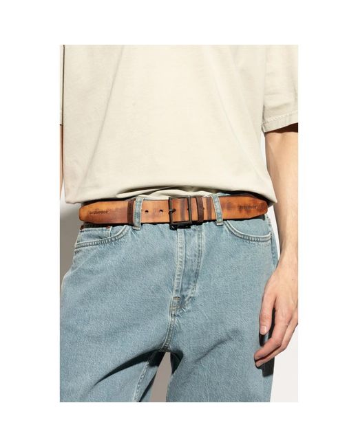 DSquared² Accessoires ,Bruin ,Leer Leren Riem in het Brown voor heren