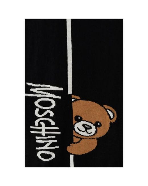 Moschino Black Strickschal