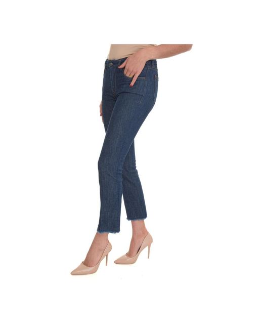 Fay Blue Cropped Jeans