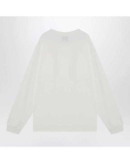 Needles White Long Sleeve Tops for men
