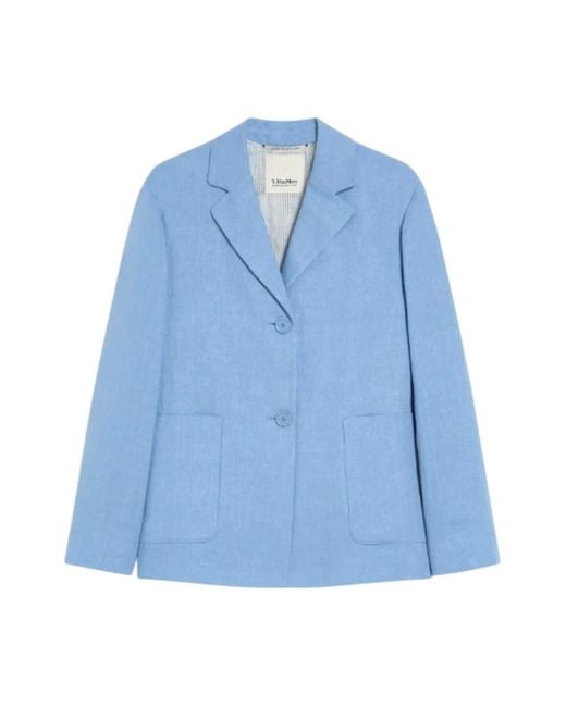 Max Mara Blue Blazers