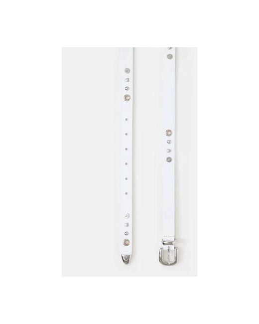 Belts Closed de color White