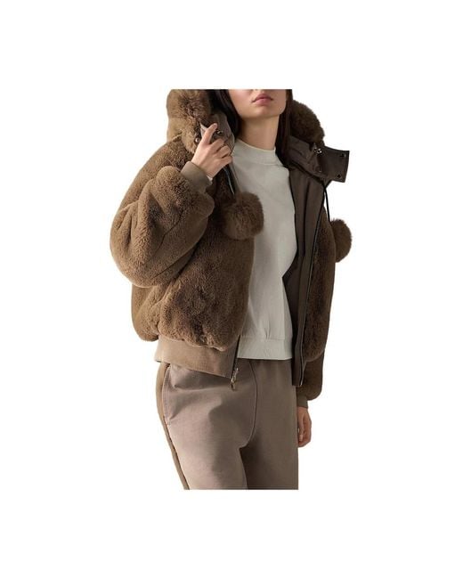 Bomber Jackets Moose Knuckles de color Brown