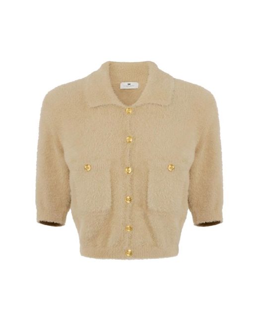 Elisabetta Franchi Cardigans in het Natural