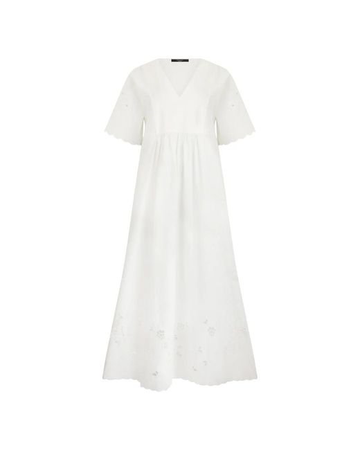 Weekend by Maxmara White Midi Dresses