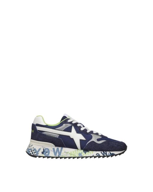 W6yz Blue Sneakers for men