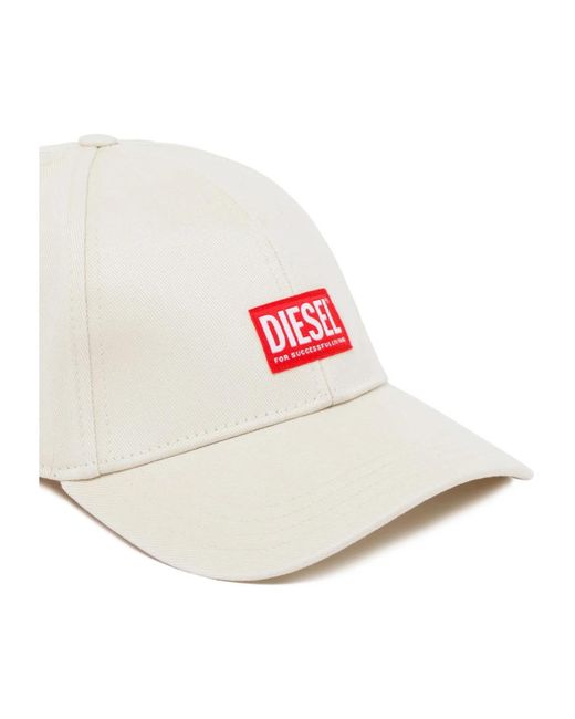 DIESEL Basecap Mit Logo-Patch in White für Herren