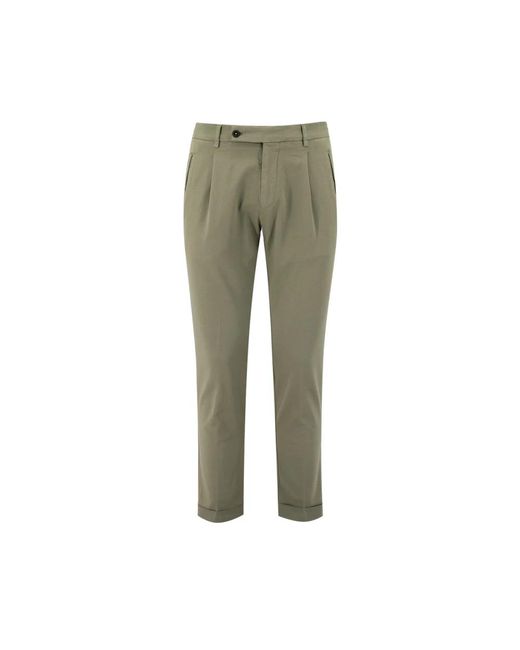 BERWICK  1707 Herrenhose Aus Stretch-Baumwolle in Green für Herren