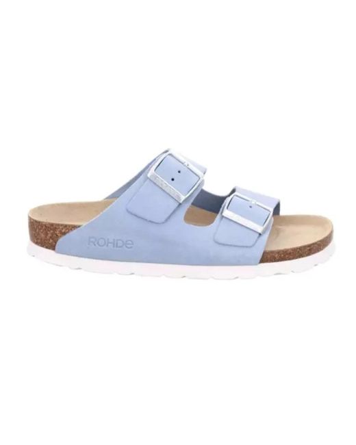 Rohde Blue Pantolette