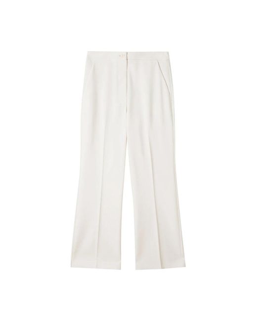 Patrizia Pepe White Wide Trousers