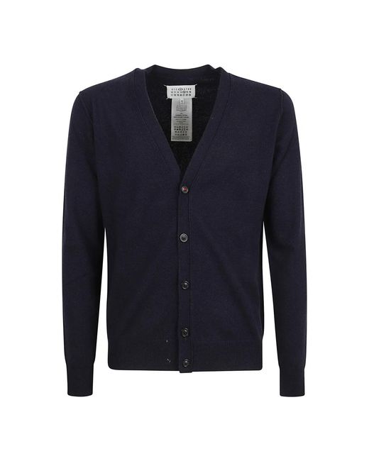 Maison Margiela Blue Cardigans for men