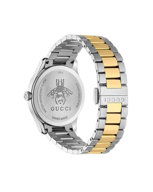 Gucci Metallic G-timeless 38mm Stainless Steel And Pvd-plated Watch